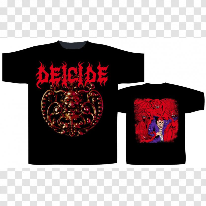 T-shirt Deicide Once Upon The Cross Heavy Metal Legion - Polo Shirt Transparent PNG