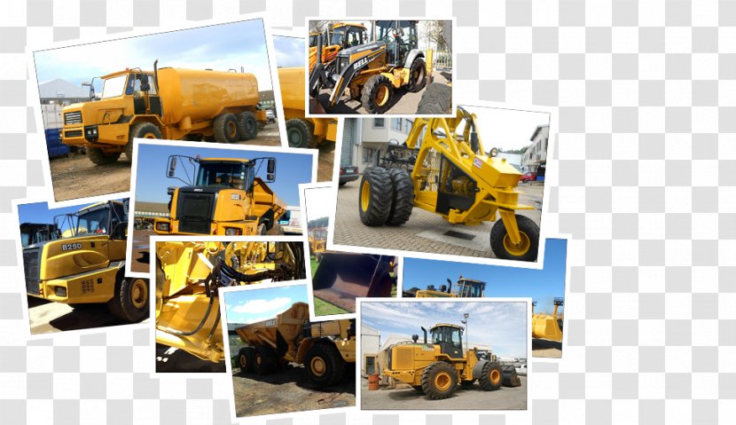 Bulldozer Machine Advertising Loader - Yellow - Web Banner Sale Transparent PNG