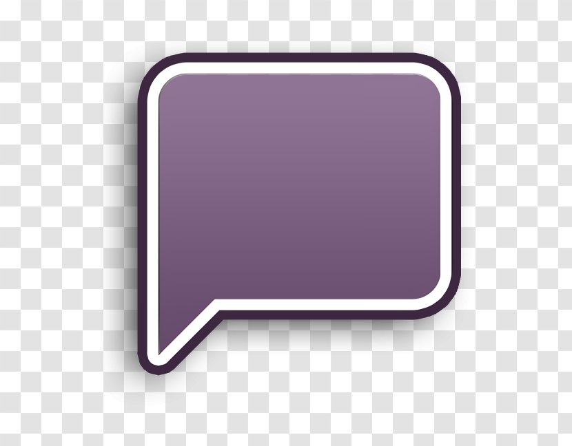 Messenger Icon - Rectangle - Label Logo Transparent PNG