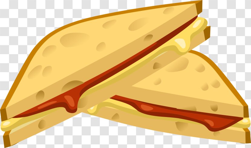 Ham And Cheese Sandwich Toast Melt Hamburger - Grilled Cliparts Transparent PNG