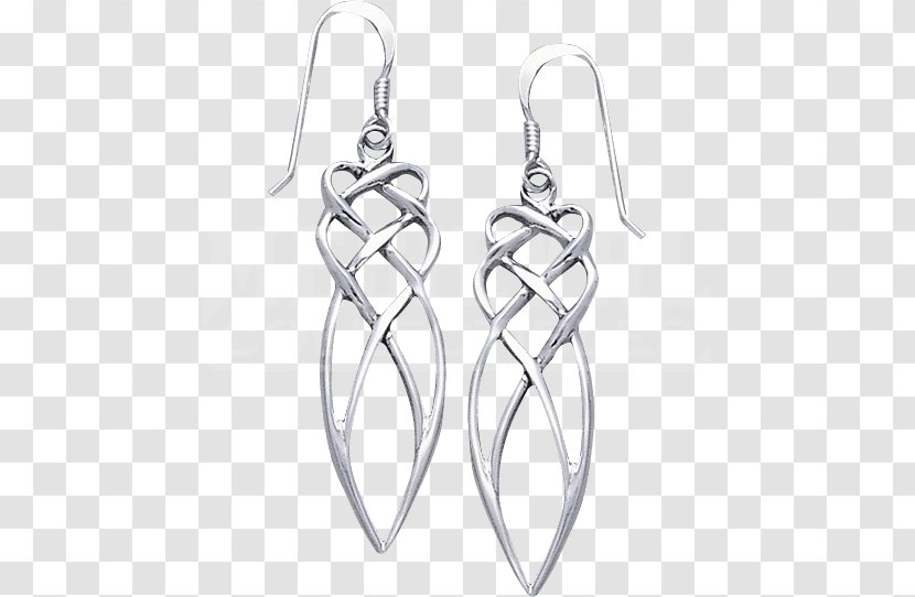 Earring Celtic Knot Celts Silver - Fashion Accessory Transparent PNG