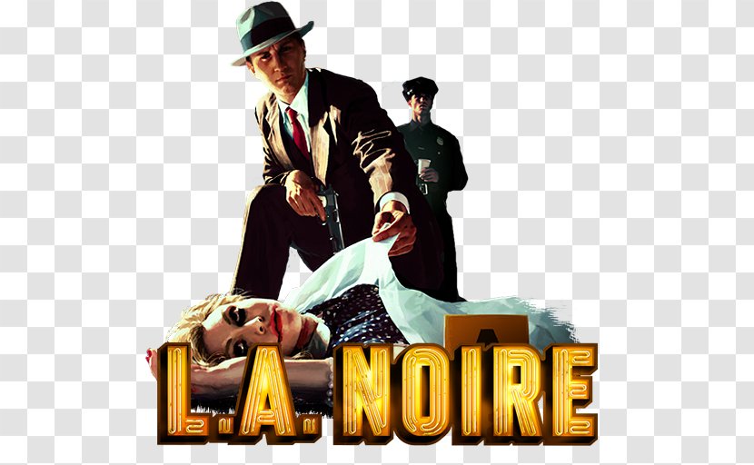 L.A. Noire Cole Phelps Murder Game - Album Cover Transparent PNG