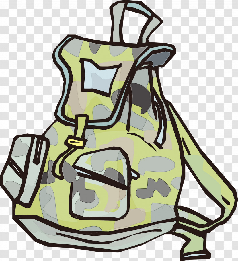 Bag Yellow Luggage And Bags Drawing Transparent PNG