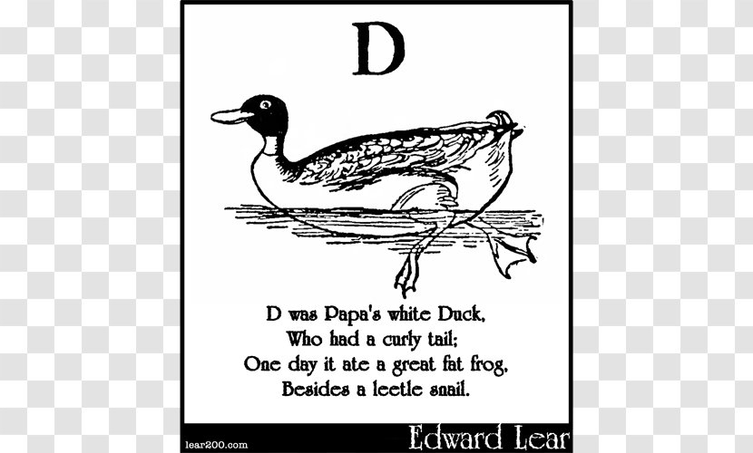 Duck Text Printmaking - Black And White Transparent PNG
