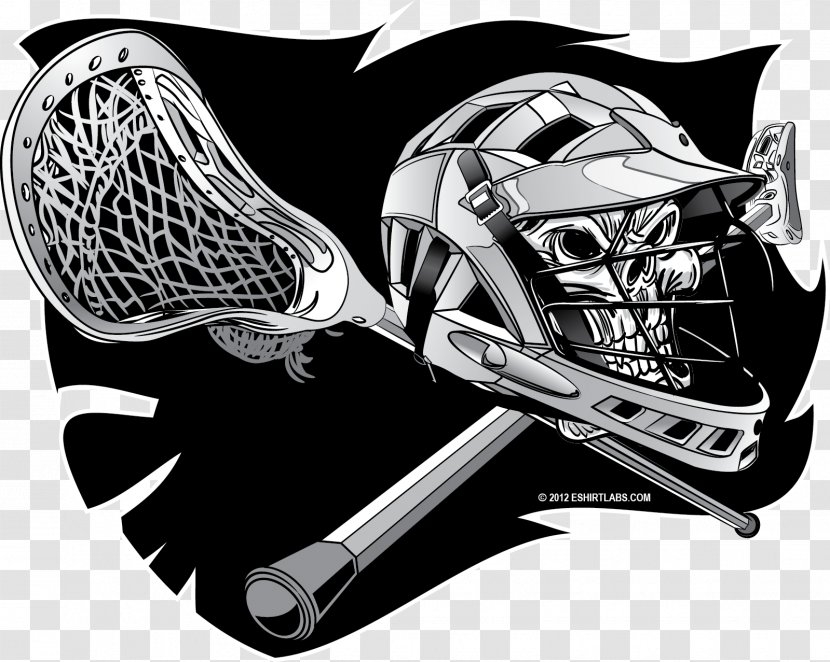 Lacrosse Sticks Skull Clip Art - Goaltender Transparent PNG