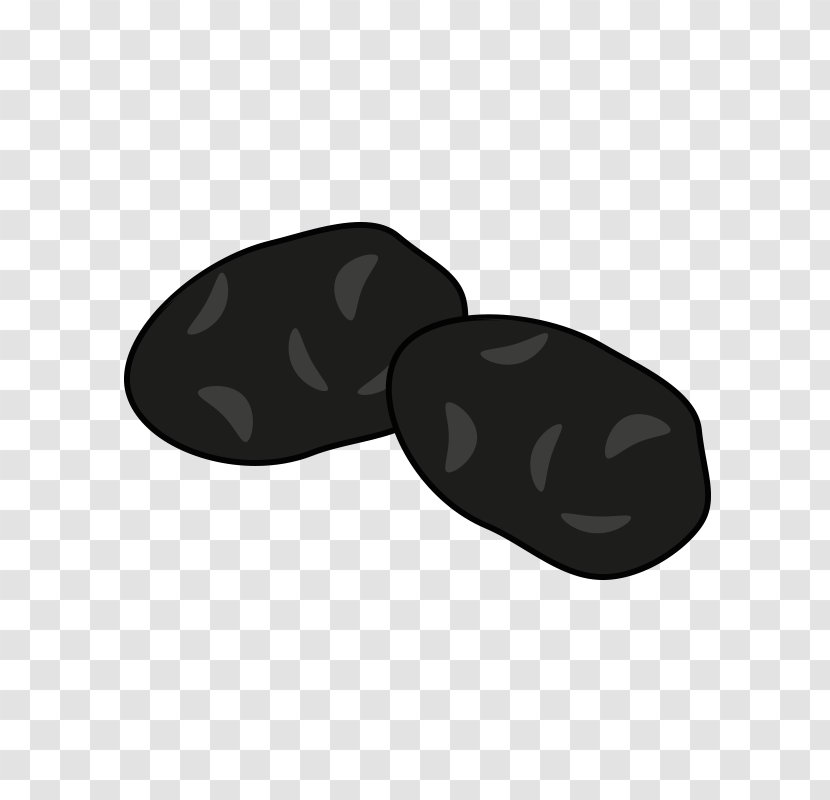 The Lump Of Coal Christmas Dinner Gift Cost - Black And White Transparent PNG