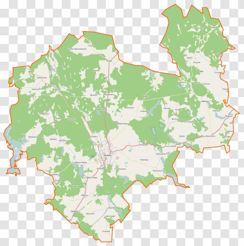 Miastko Świeszynko Świeszyno, Pomeranian Voivodeship Siadło Biała, Bytów County - Ecoregion - Location Map Transparent PNG