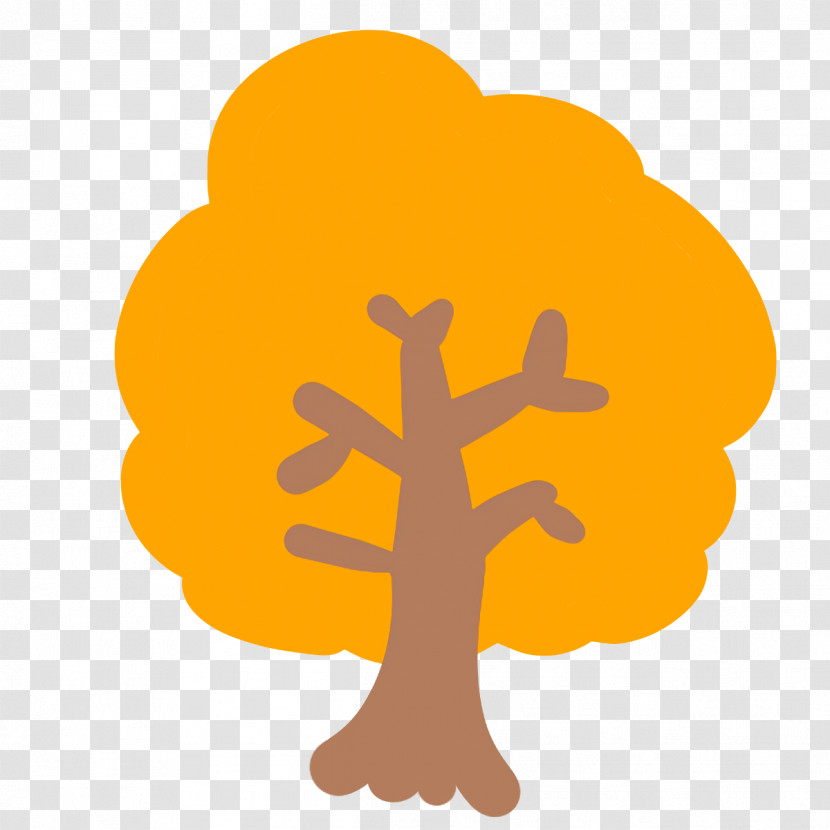 Yellow M-tree Meter Tree Transparent PNG