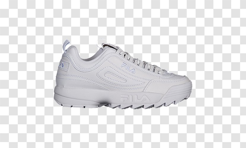 Fila Disruptor II Men's White Premium Womens Shoe Footwear - Walking - Shoes For Women Transparent PNG