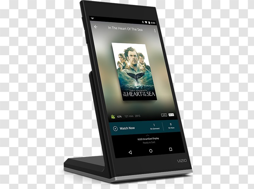 Feature Phone Smartphone Chromecast Vizio Television - Telephony - 4k Uhd LOGO Transparent PNG