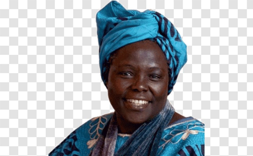Taking Root: The Vision Of Wangari Maathai Kenya 2004 Nobel Peace Prize Green Belt Movement - Bandana - Woman Transparent PNG