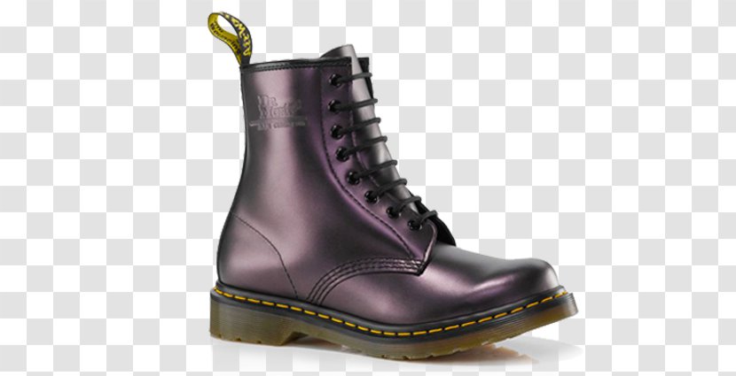 Dr. Martens Boot Shoe Clothing Purple - Leather Transparent PNG