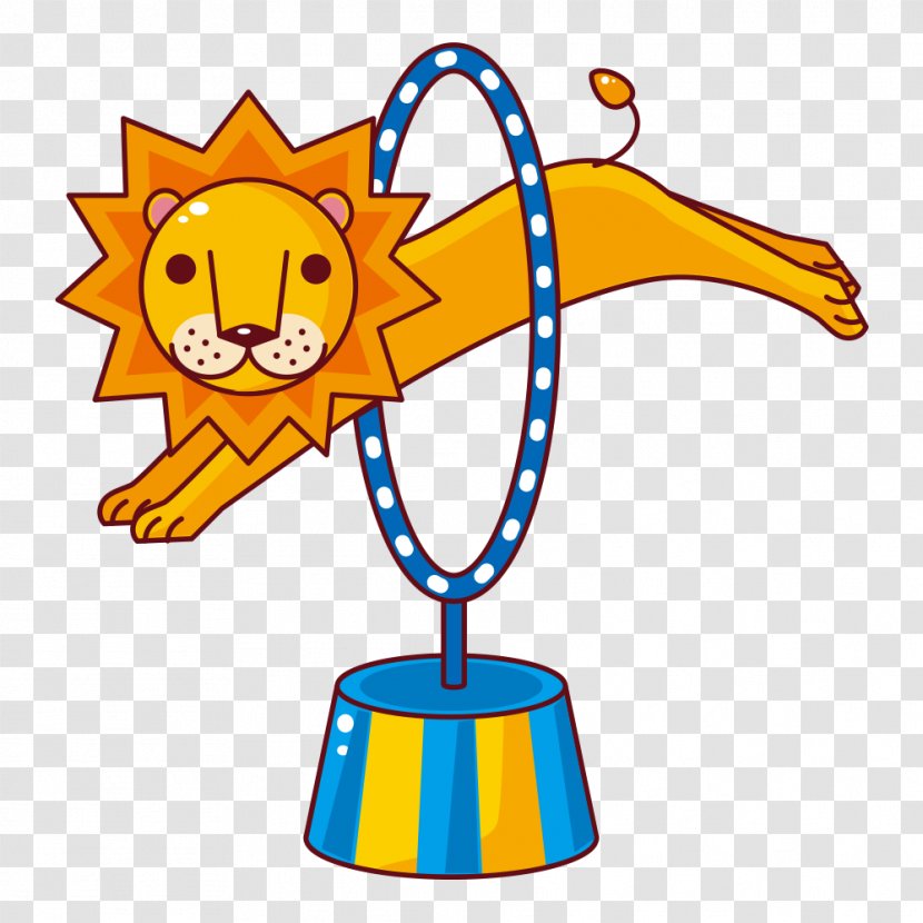 Circus Drawing Cartoon Clown - Acrobatics - Little Lion Transparent PNG