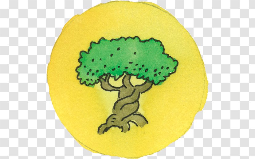 Amphibian Circle Tree - Yellow Transparent PNG