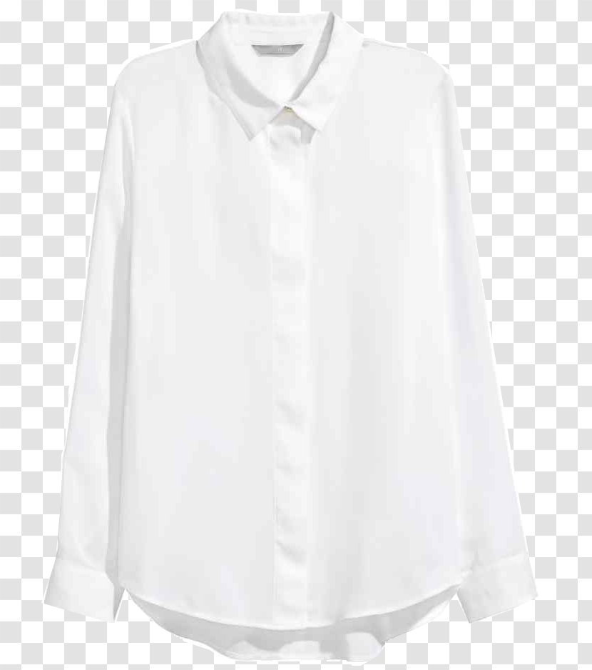 Blouse Collar Neck Sleeve Button - Top Transparent PNG
