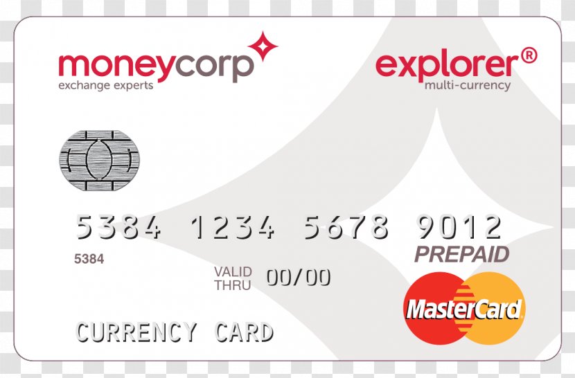 Moneycorp Credit Card Stored-value Mastercard - Bureau De Change Transparent PNG