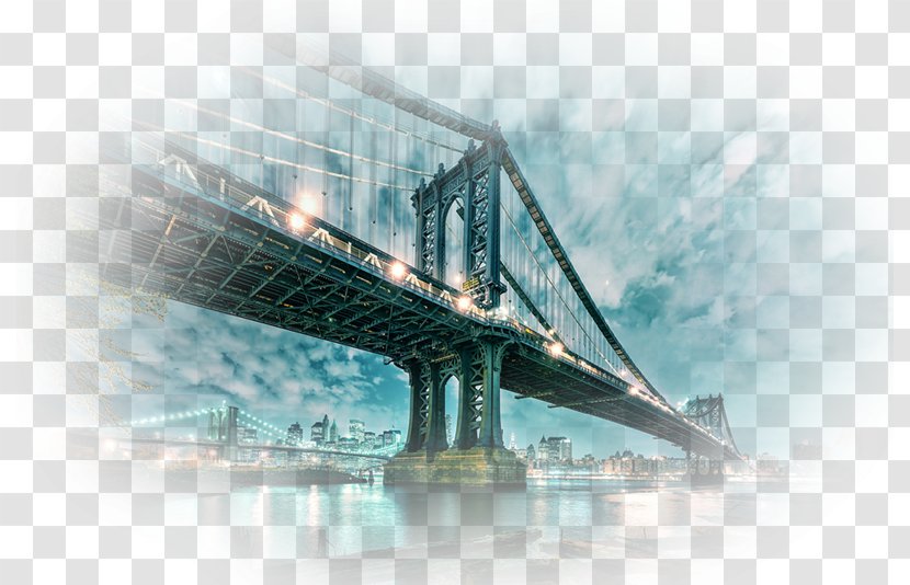 Manhattan Bridge - United States - Nonbuilding Structure Architecture Transparent PNG