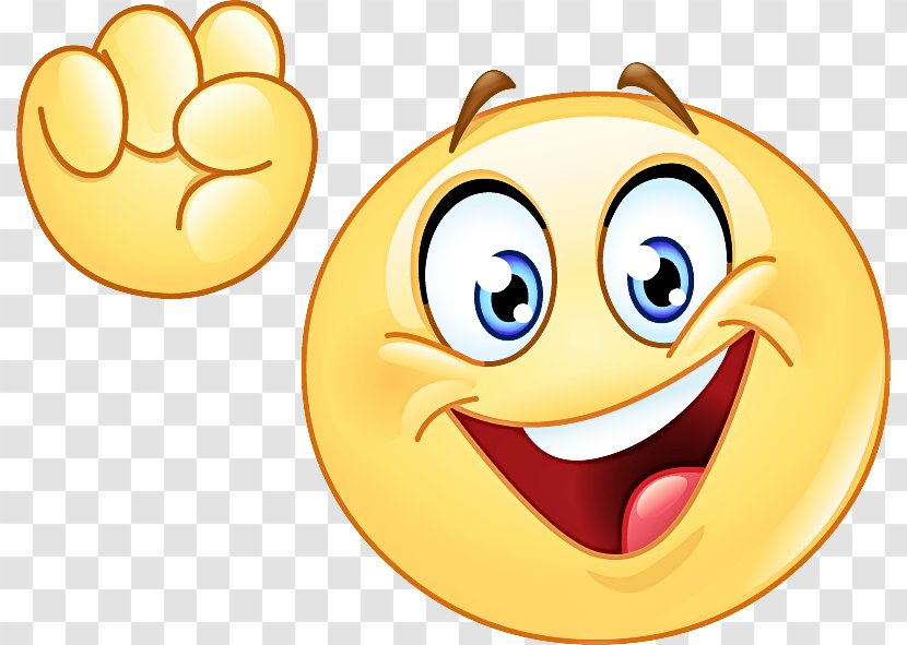Happy Face Emoji - Facial Expression - Pleased Laugh Transparent PNG