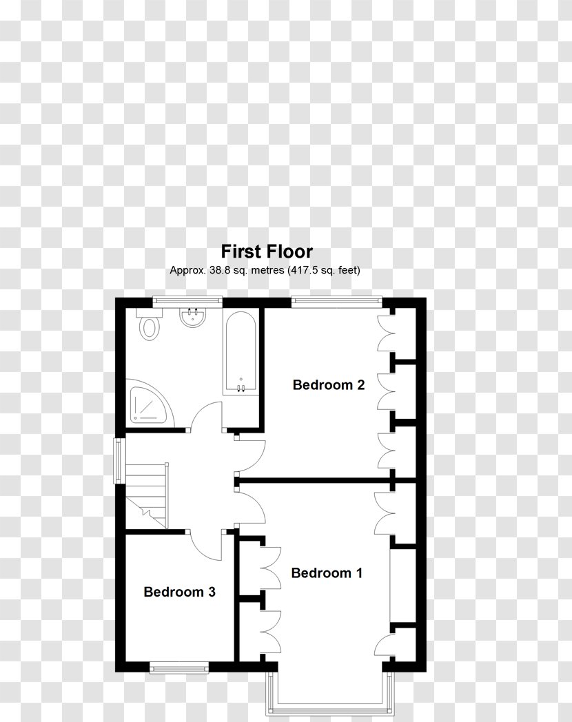 Floor Plan Terraced House Storey Transparent PNG