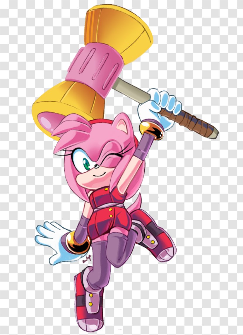 Amy Rose Sonic The Hedgehog Team Video Games - Drawing Transparent PNG