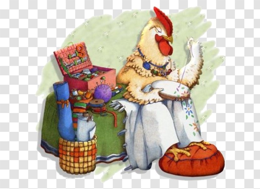 Sewing Photography Animation Illustration - Quilting - Hand-painted Chicken Transparent PNG