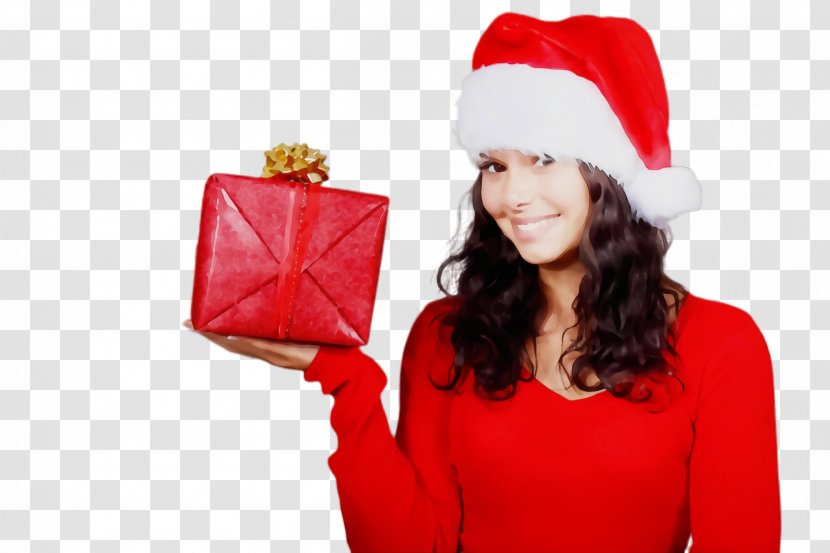 Santa Claus Hat - Red - Costume Christmas Eve Transparent PNG