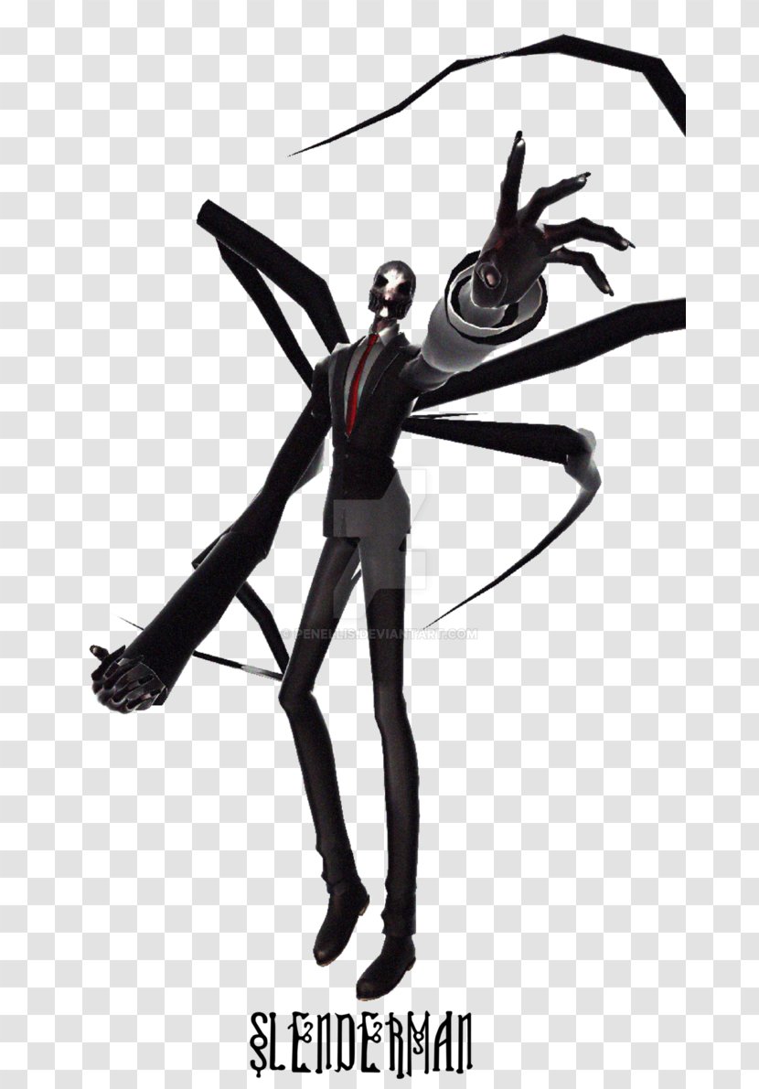Slenderman Slender: The Eight Pages Five Nights At Freddy's: Sister Location Freddy's 2 Art - Character - Silhouette Transparent PNG