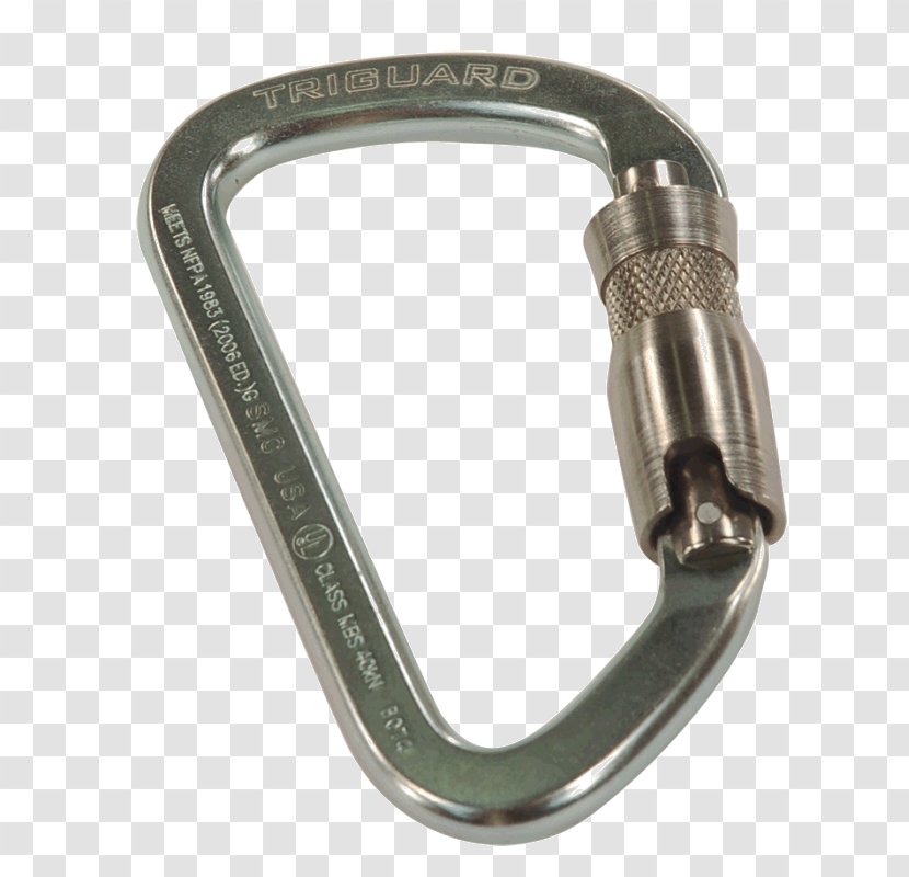 Carabiner Silver - Sports Equipment Transparent PNG