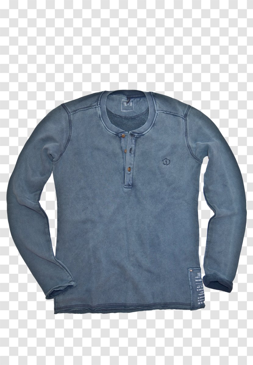 Polar Fleece Sleeve - T Shirt - Chinese-blue Transparent PNG