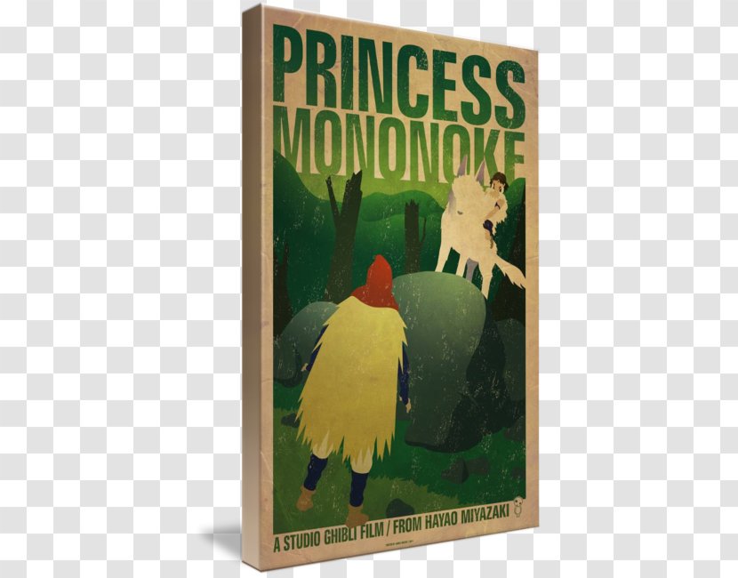 Gallery Wrap Beak Poster Canvas Art - Princess Mononoke Transparent PNG