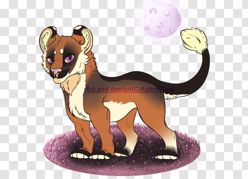 Cat Lion Cougar Dog Canidae - PURPLE MOON Transparent PNG