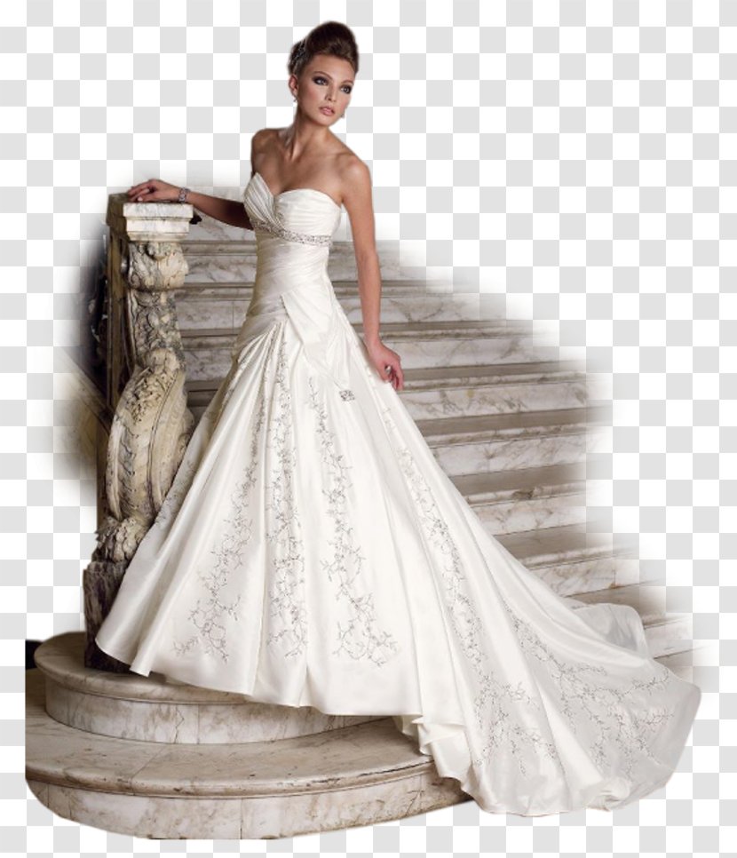 Wedding Dress Bride Gown - Bridal Clothing - Balcony Plants Decoration 18 0 1 Transparent PNG