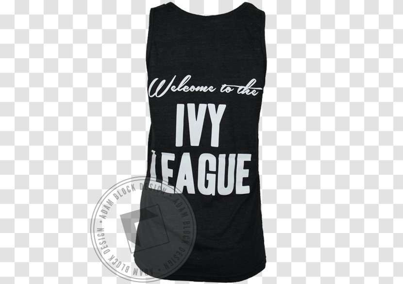 Gilets T-shirt Sleeveless Shirt Font - Ivy League Transparent PNG