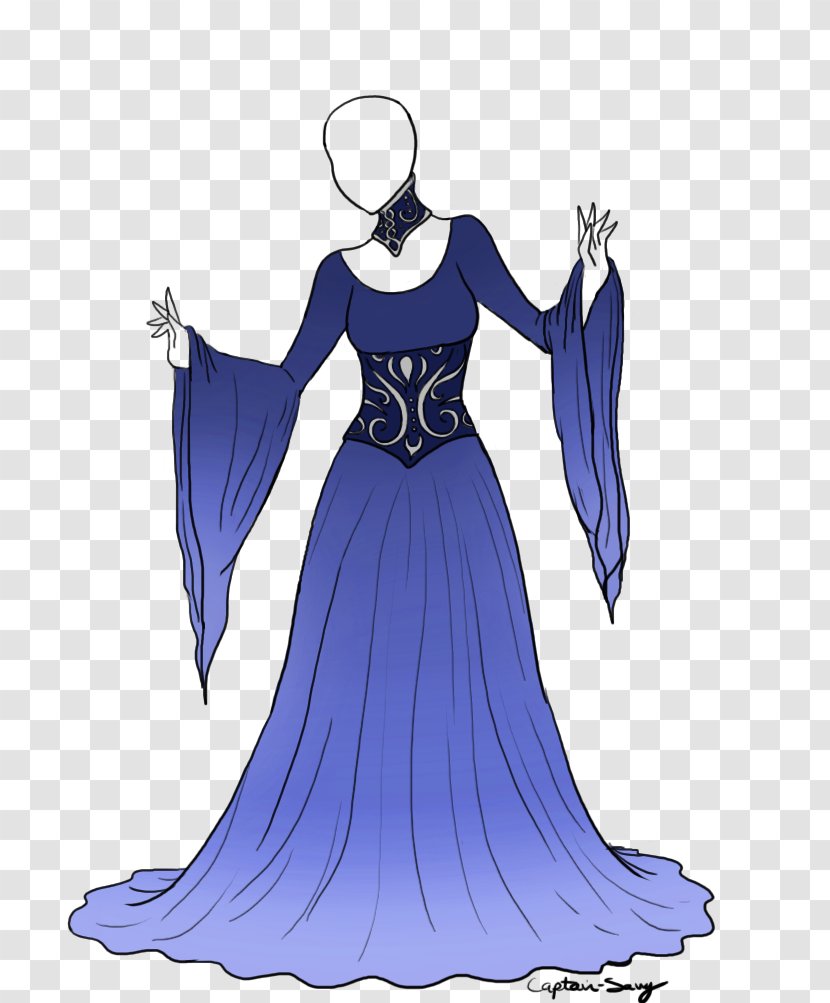 Gown Robe Dress Clothing Victorian Fashion - Costume Design Transparent PNG
