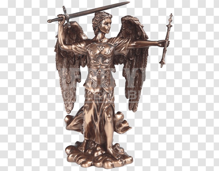 Michael Statue Archangel Gabriel - Uriel - Angel Transparent PNG