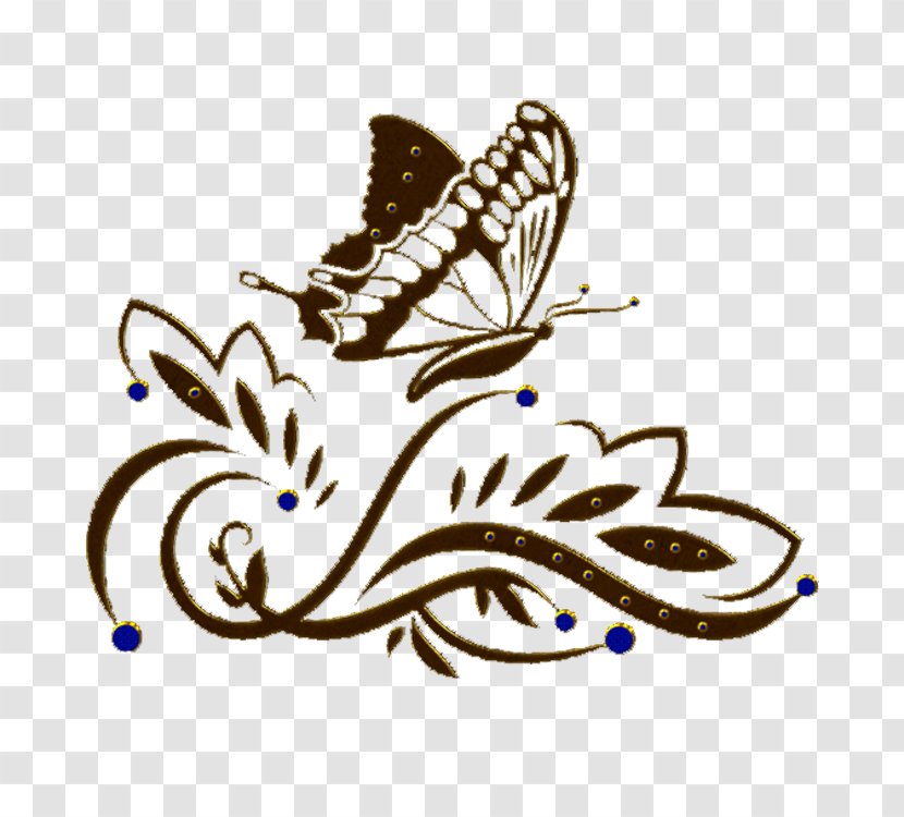 Ornament Decorative Arts Clip Art - Moths And Butterflies - Butterfly Pattern Transparent PNG