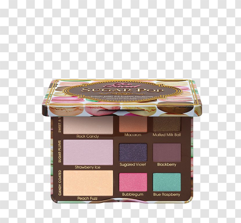 Too Faced Peanut Butter & Jelly Eye Shadow Palette Cat Eyes Cosmetics Sugar Pop Transparent PNG