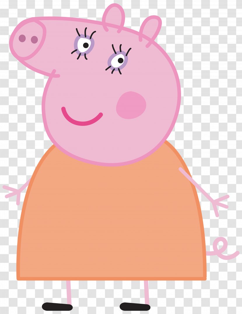 Daddy Pig Mummy Domestic Grandpa Television Show - Drawing - Peppa Transparent Image Transparent PNG