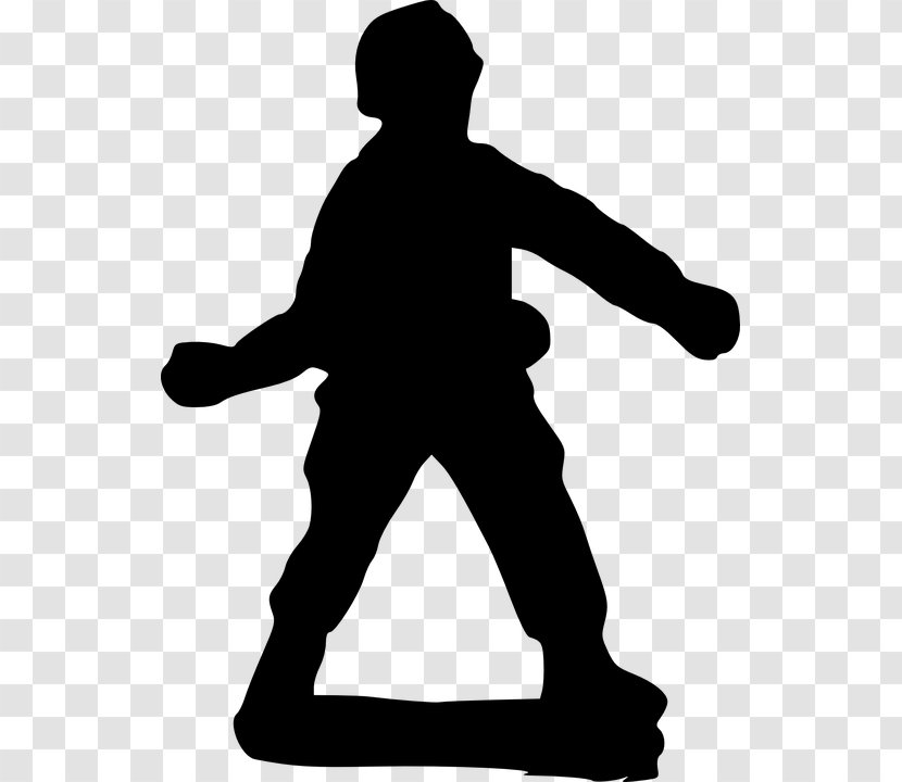 Soldier Silhouette Clip Art - Drawing - Throw Vector Transparent PNG
