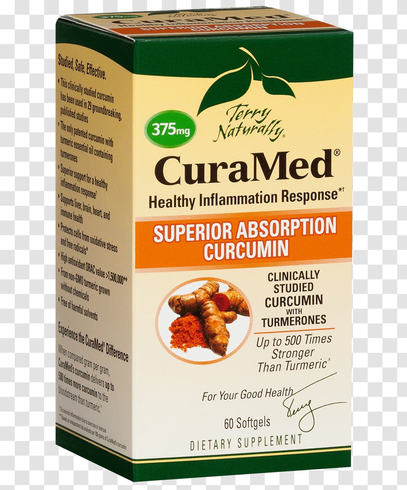 Dietary Supplement Europharma (Terry Naturally Brand) Softgel Curcumin Nutrition - Flavor - Health Transparent PNG