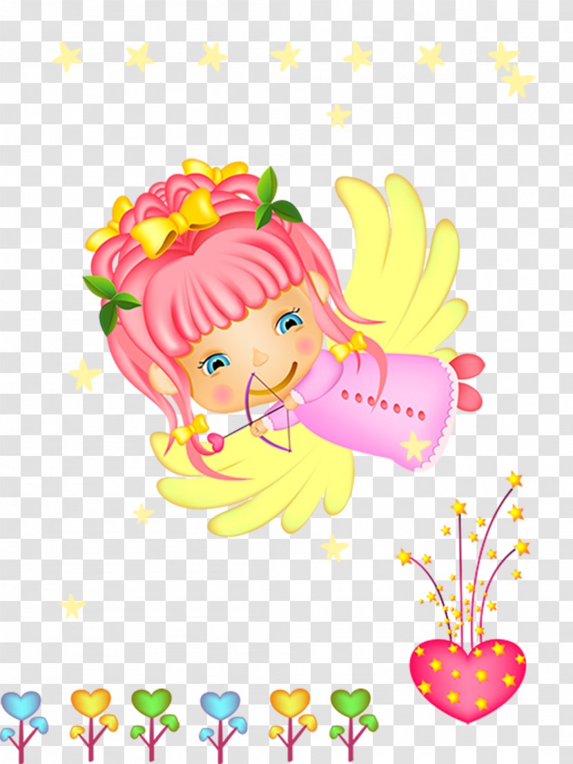 Download - Floral Design - Pink Angel Transparent PNG