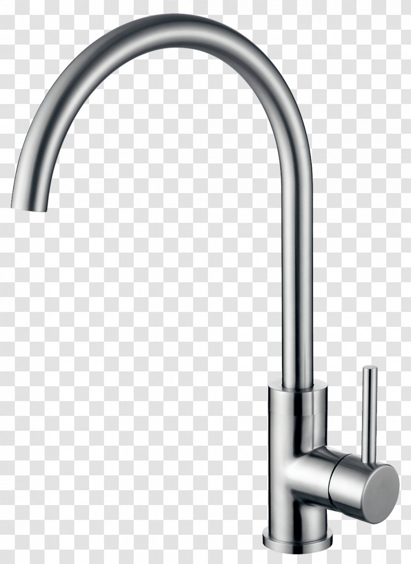 Faucet Handles & Controls Sink Kitchen Plumbing Fixtures Stainless Steel - Aerators - Bathroom Transparent PNG