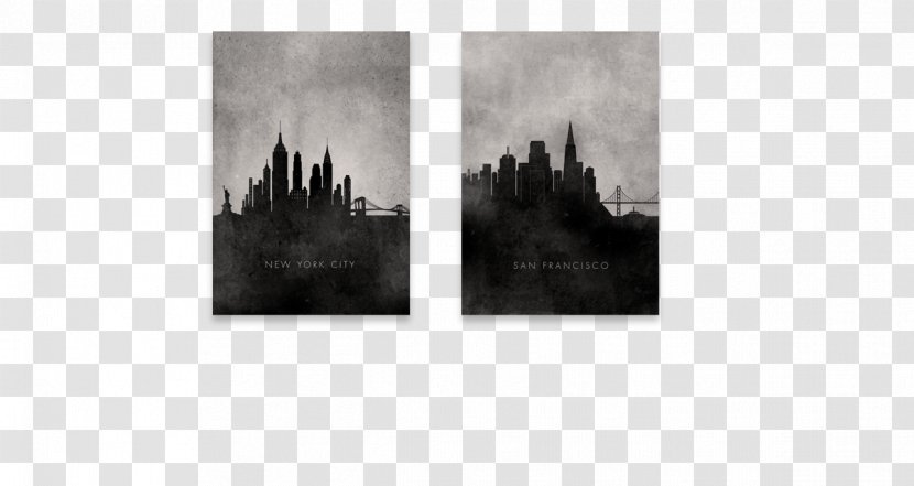 Picture Frames Black And White Art - Toronto Skyline Transparent PNG
