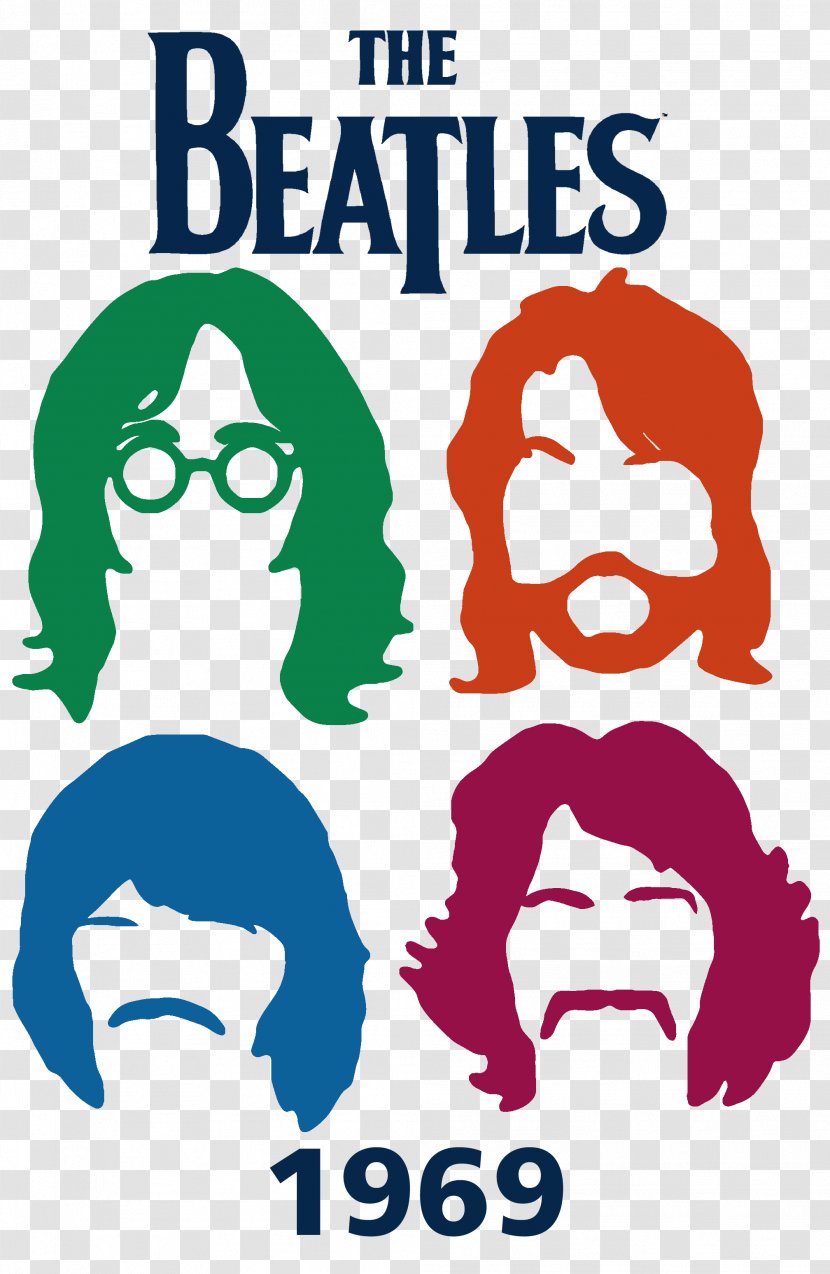 The Beatles Clip Art Logo Vector Graphics Come Together - Drawing - Hairstyle Transparent PNG