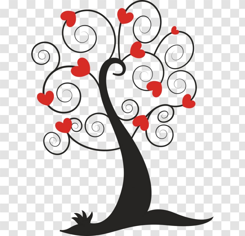Drawing Silhouette Tree - Flora Transparent PNG