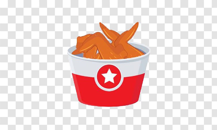 Fried Chicken Buffalo Wing Nugget - Cuisine - A Bucket Of Wings, Star Paper Boxes Transparent PNG