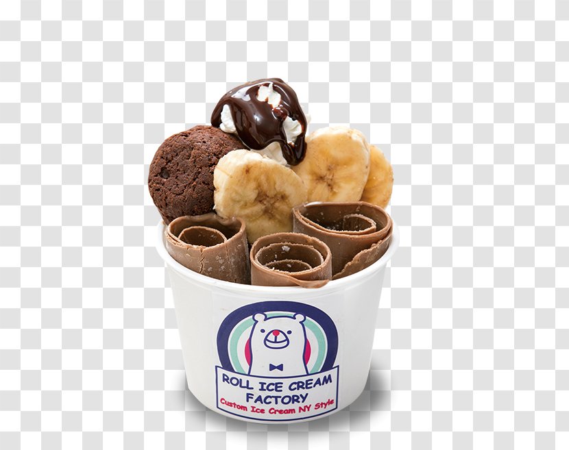 Sundae Roll Ice Cream Factory Banana Split Stir-fried - Ingredient - Splits Transparent PNG