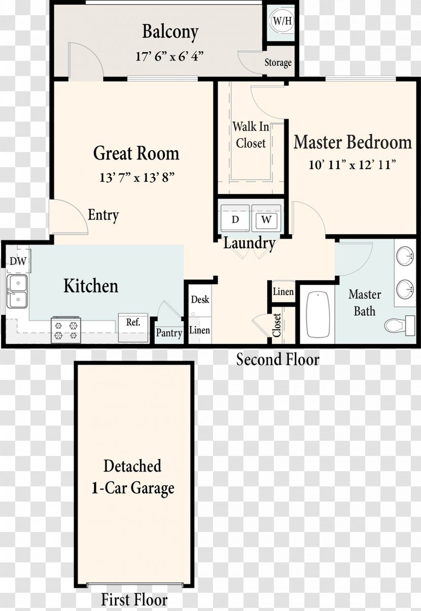 Homecoming At The Preserve Apartment Renting Drive Floor Plan - Diagram Transparent PNG