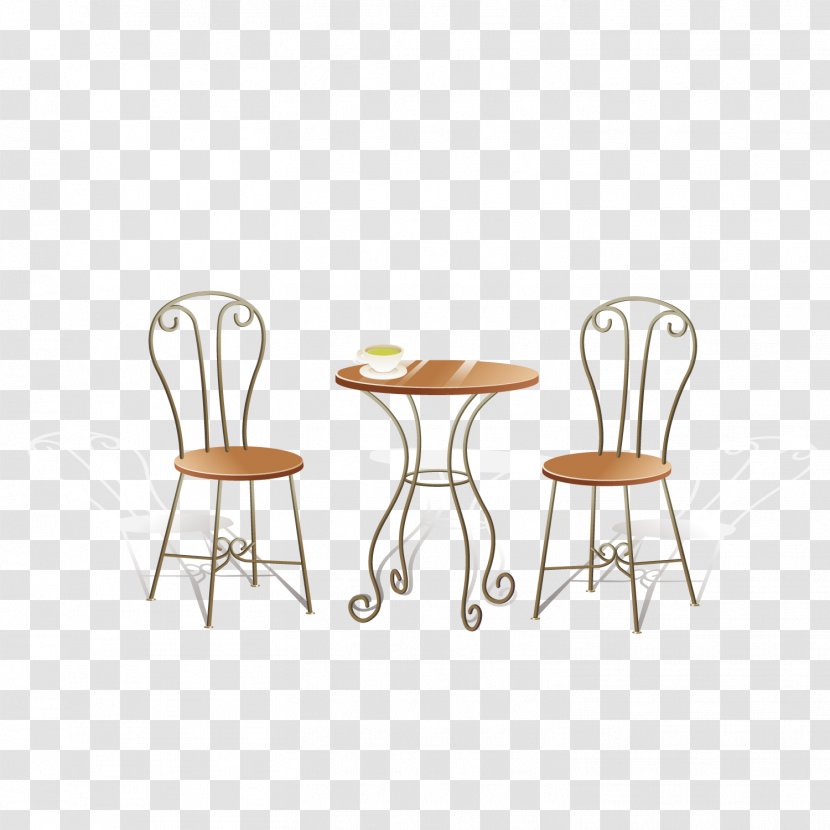 Table Chair Computer File - Vector Coffee Transparent PNG
