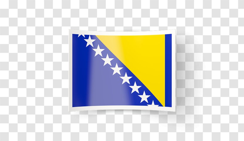 Flag Of Bosnia And Herzegovina Republic T-shirt National - The United States - Herzegovine Transparent PNG